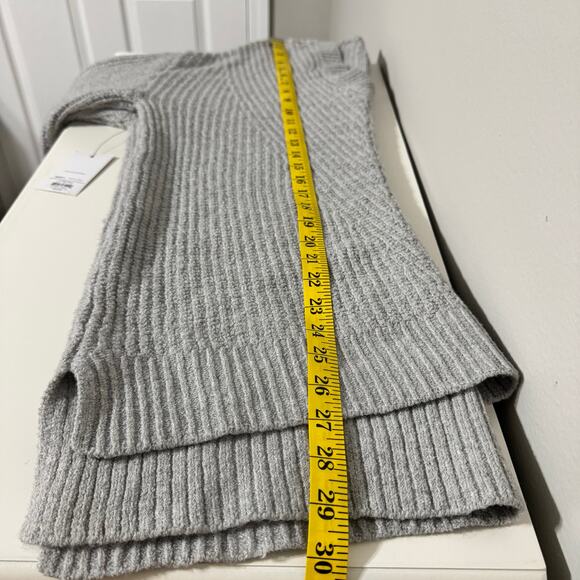 NWT Nine West XXL Sweater Gray Chunky Knit Tunic Longline V-Neck Cabincore Cozy - Picture 14 of 15